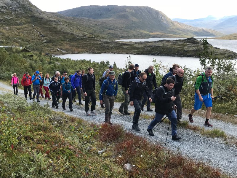 Thorsen i godt driv og med godt selskap fra Storlidalen til Todalen i 2018.