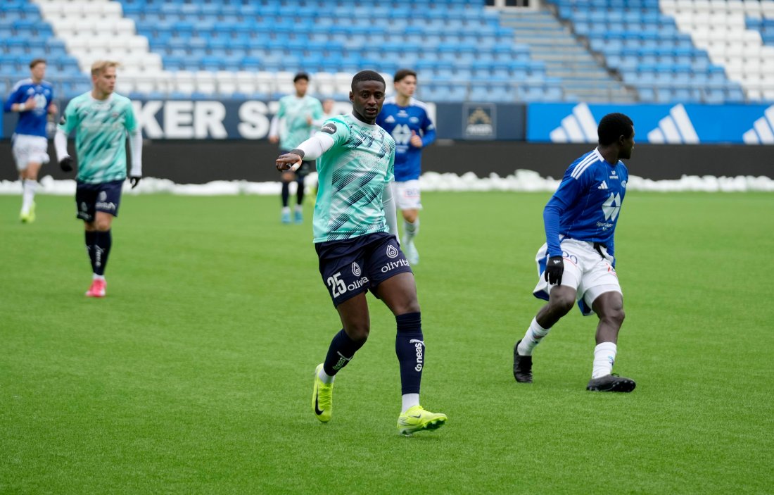 Alioune "Badou" Ndour spilte en god kamp og scoret hat trick mot Molde. Alle foto: Terje Stamnes