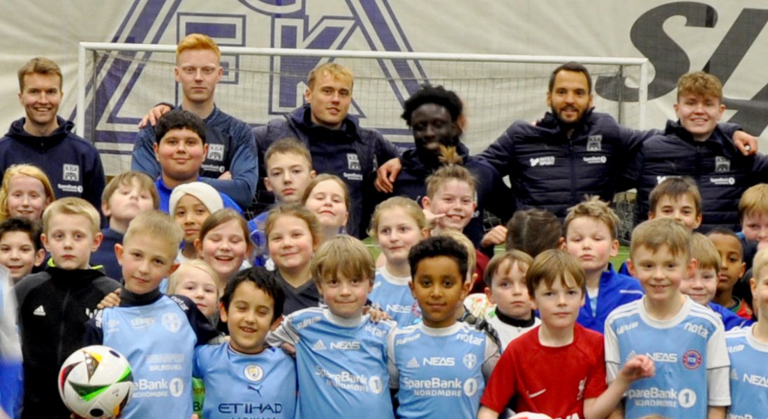 KBKs fotballskoler er populært blant fotballinteresserte barn på Nordmøre.