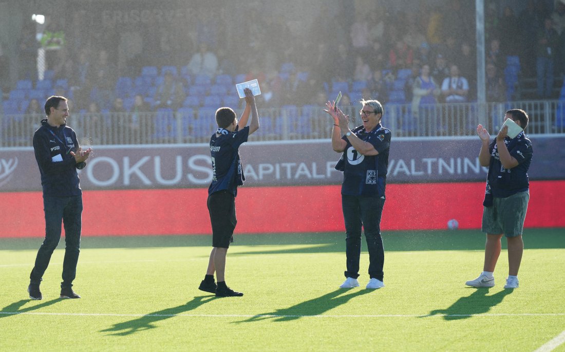 Sebastian Mittet Kvernen vant kåringen av Årets Supporter. Foto: Terje Stamnes