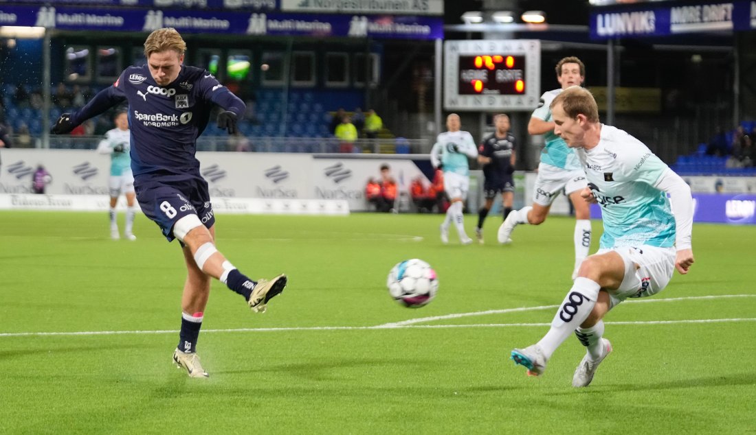 Ruben Alte avslutter i første omgang. Foto: Terje Stamnes