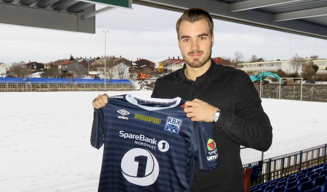 Christoffer Aasbak kom til Kristiansund Ballklubb fra Hødd vinteren 2017.